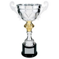 Cup Trophy, Silver - 14 1/2" Tall